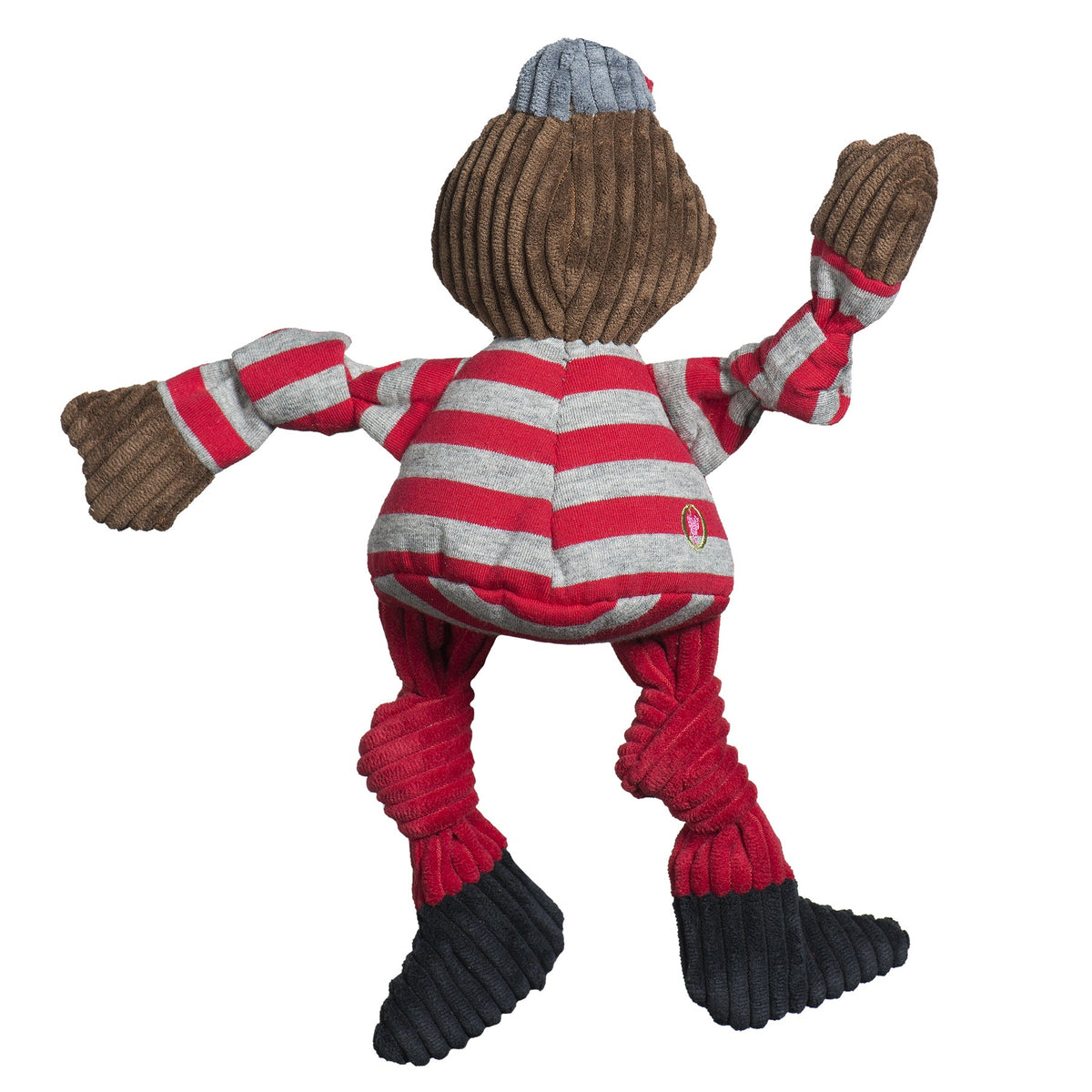 Ncaa Ohio State University Brutus the Buckeye Knottie Plush Dog Toy, alternate view