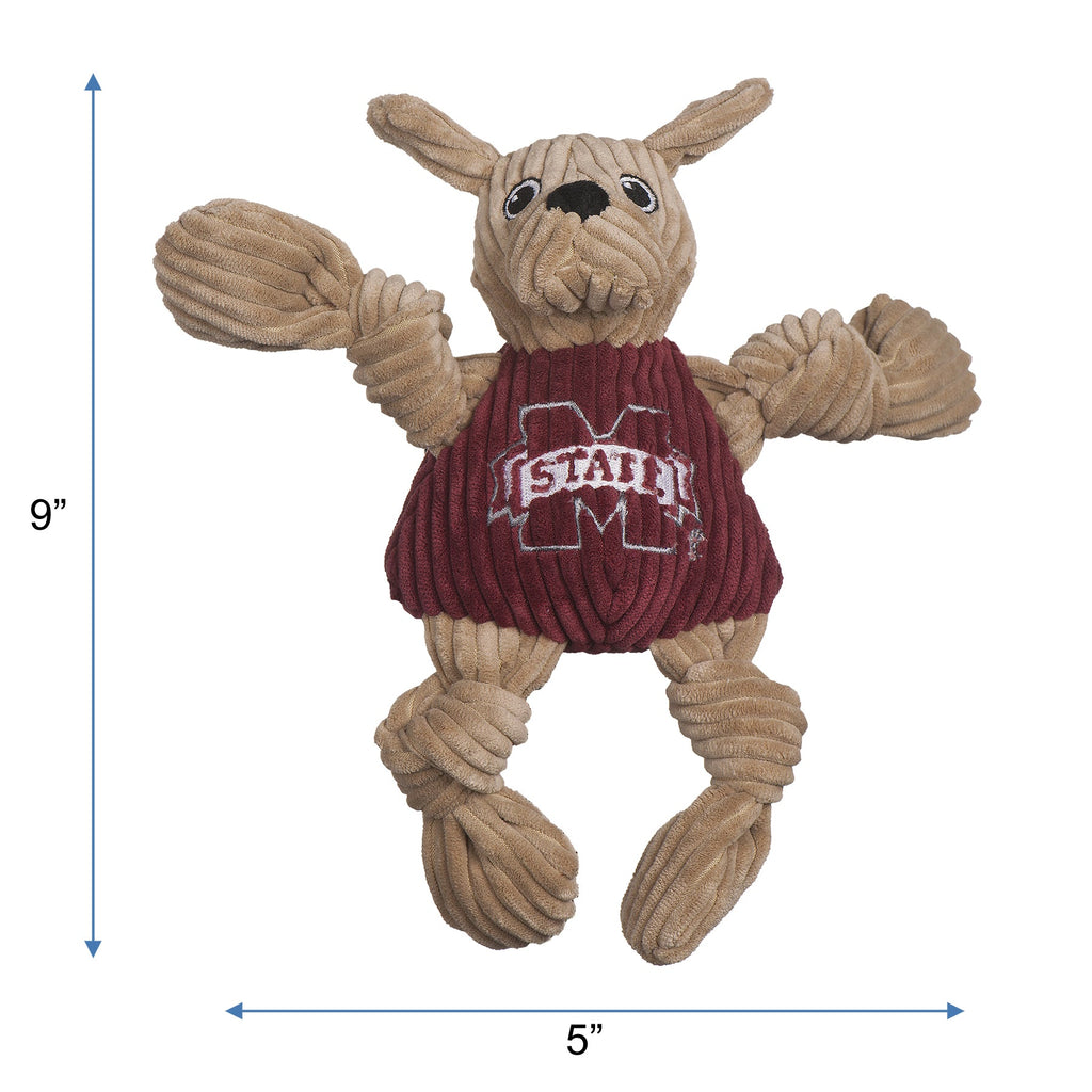 Ncaa Mississippi State University Bully the Bulldog Knottie Plush Dog , alternate view