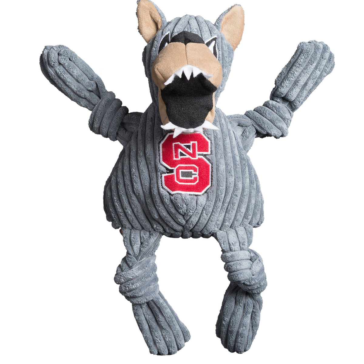 Ncaa North Carolina State University Mr Wuf Knottie Plush Dog Toy
