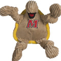 Ncaa University of Maryland Testudo the Terrapin Knottie Plush Dog Toy, detail view
