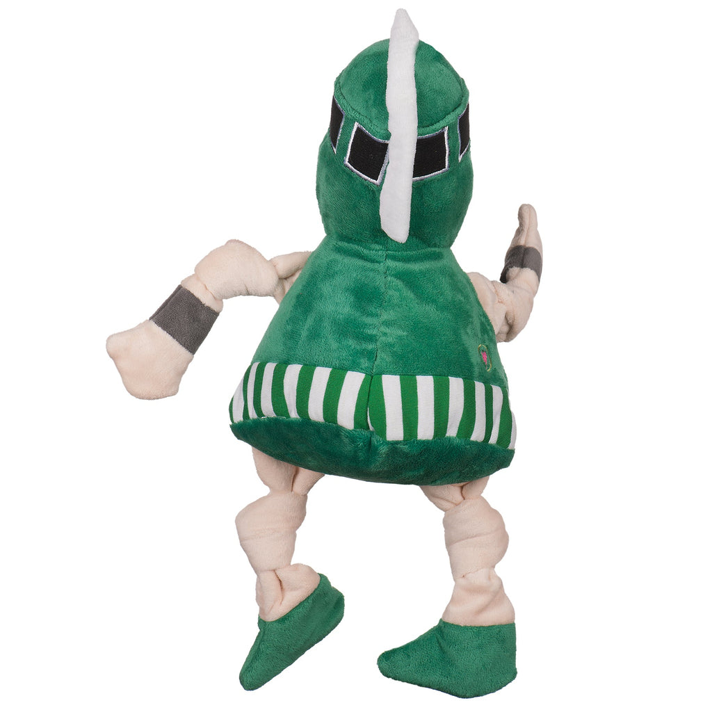 Ncaa Michigan State University Sparty Knottie Plush Dog Toy, alternate view