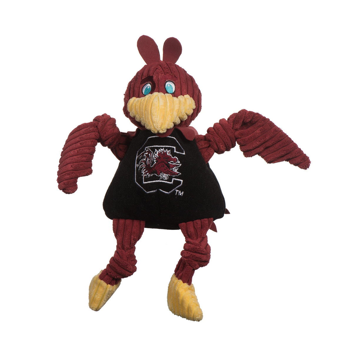 Ncaa University of South Carolina Cocky Knottie Plush Dog Toy
