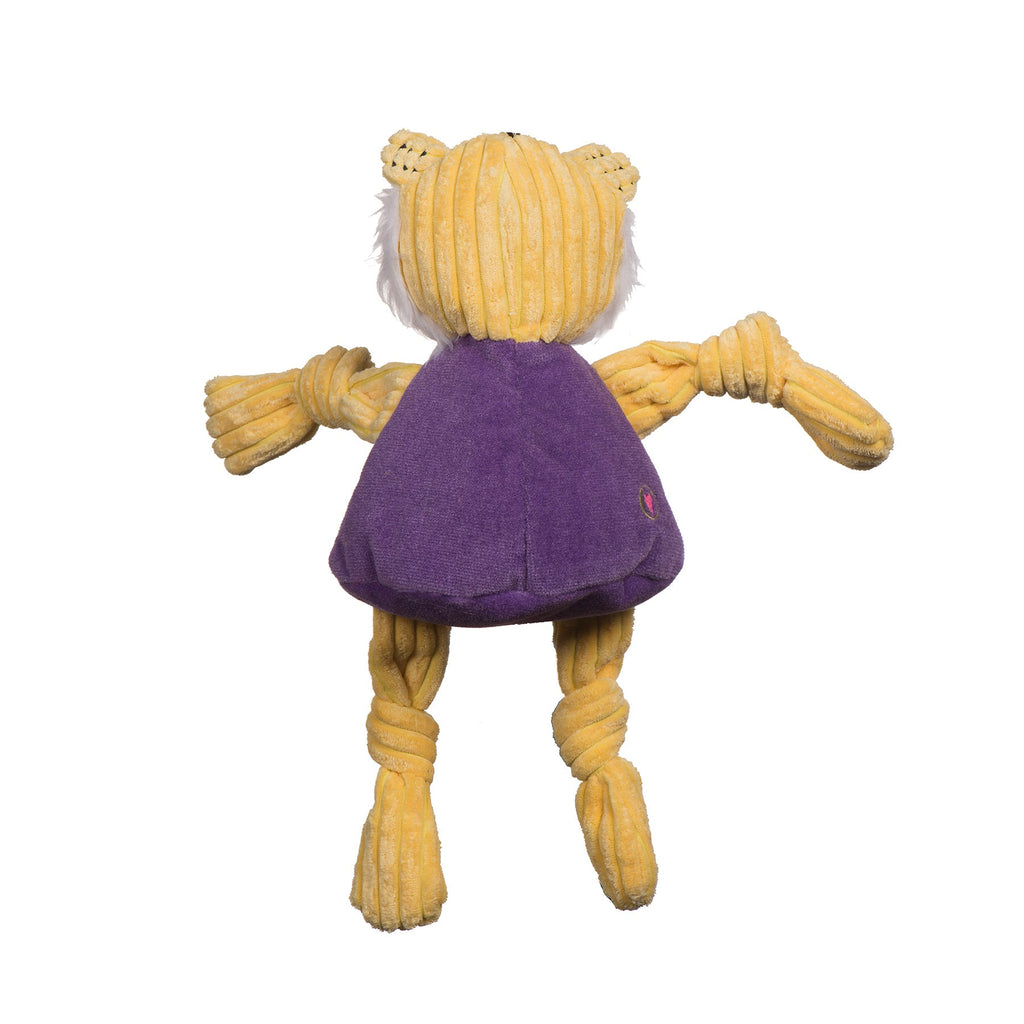 Ncaa Louisiana State University Mike the Tiger Knottie Plush Dog Toy, alternate view