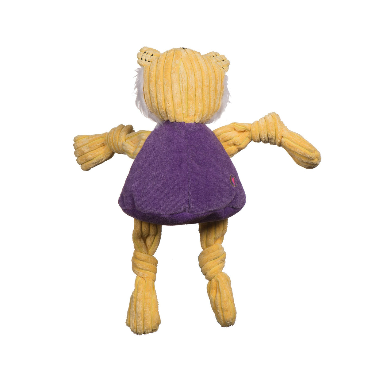 Ncaa Louisiana State University Mike the Tiger Knottie Plush Dog Toy, alternate view