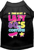 "Lazy 80's" Halloween Dog Shirt – Costume Tee – alternate view 8