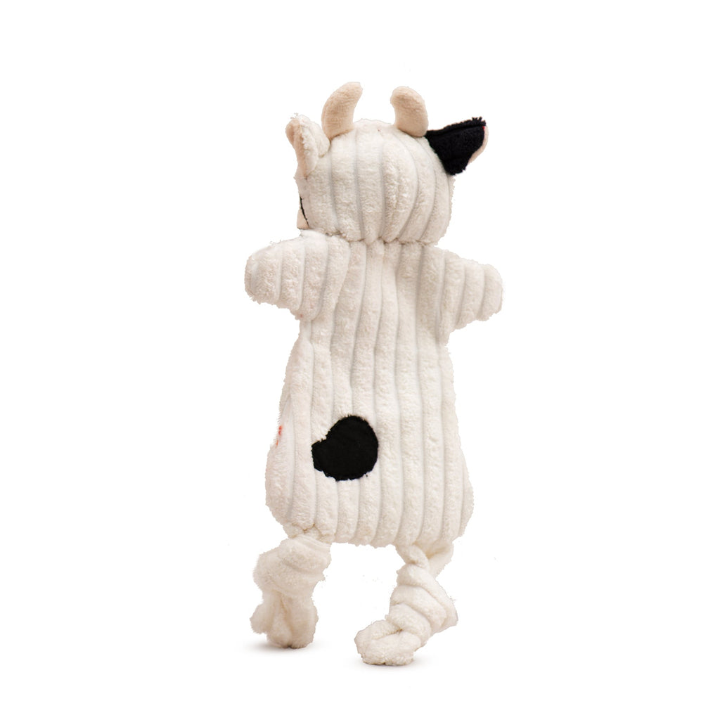 Barnyard HuggleFlatties Assorted Durable Plush Dog Toys 3pk, side view