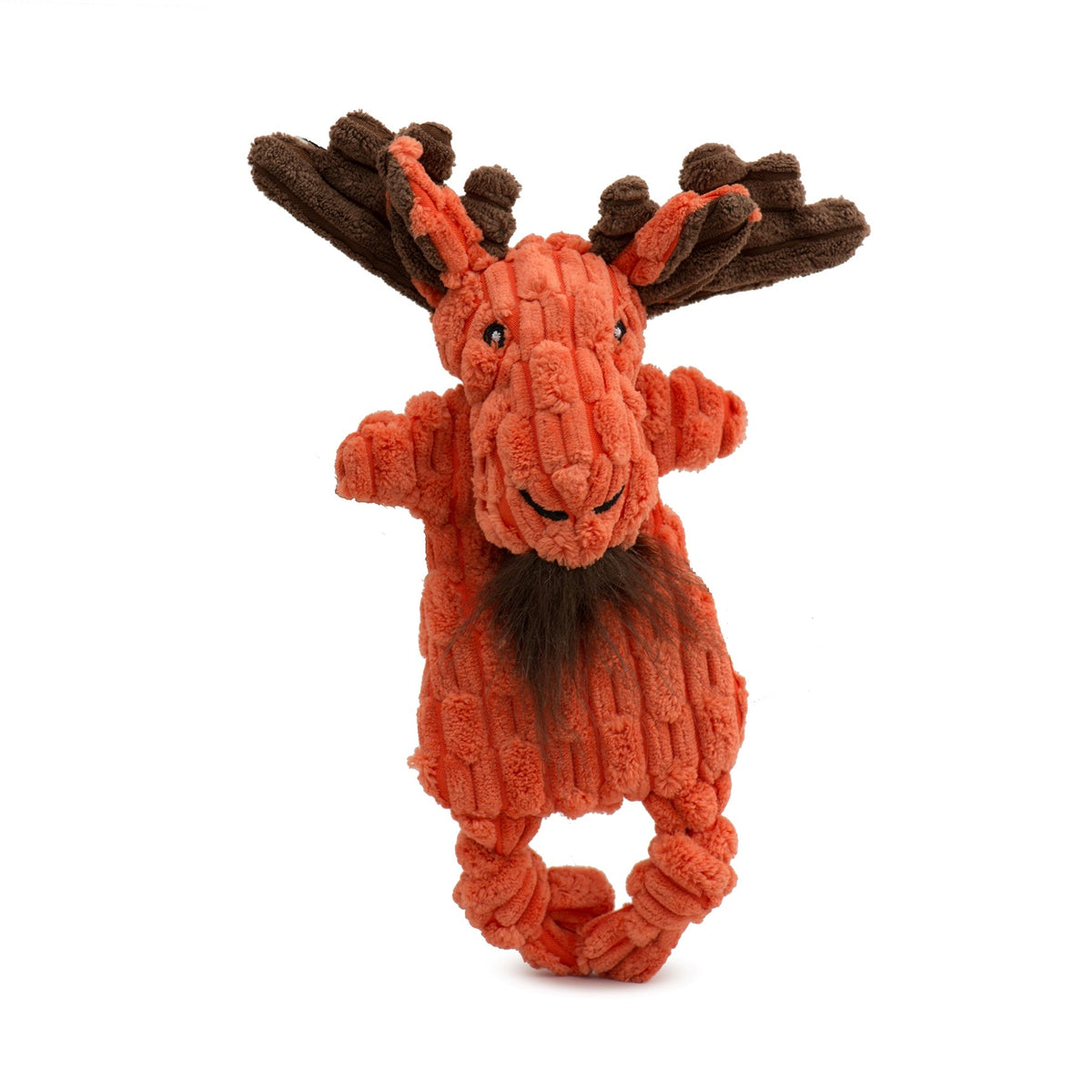 Woodland HuggleFlatties Assorted Durable Plush Dog Toys 3pk, side view