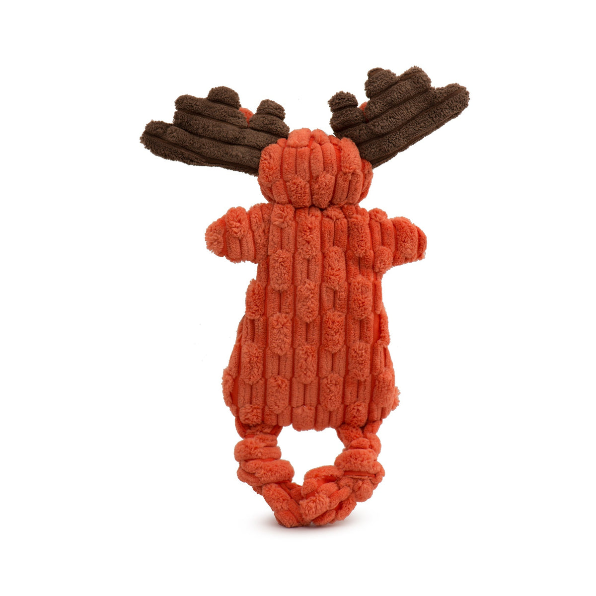 Woodland HuggleFlatties Assorted Durable Plush Dog Toys 3pk, back view