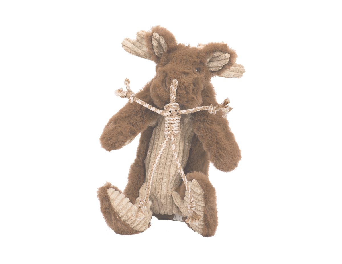 Maple Moose X-Brace Durable Plush Dog Toy, detail view