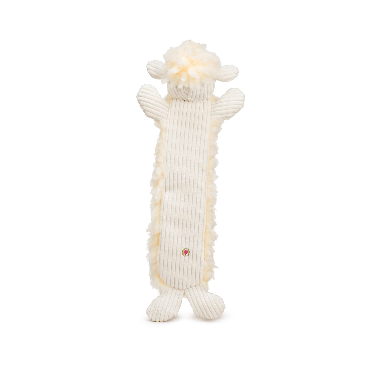 Louise Lamb Fluffer Long  Lovelie Durable Plush Dog Toy, side view