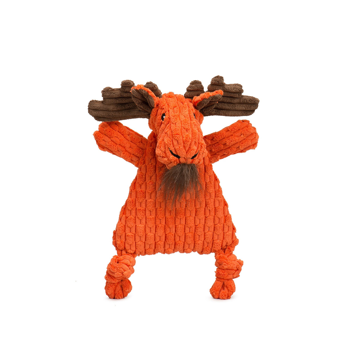 Morris Moose HuggleFlatties Durable Plush Dog Toy