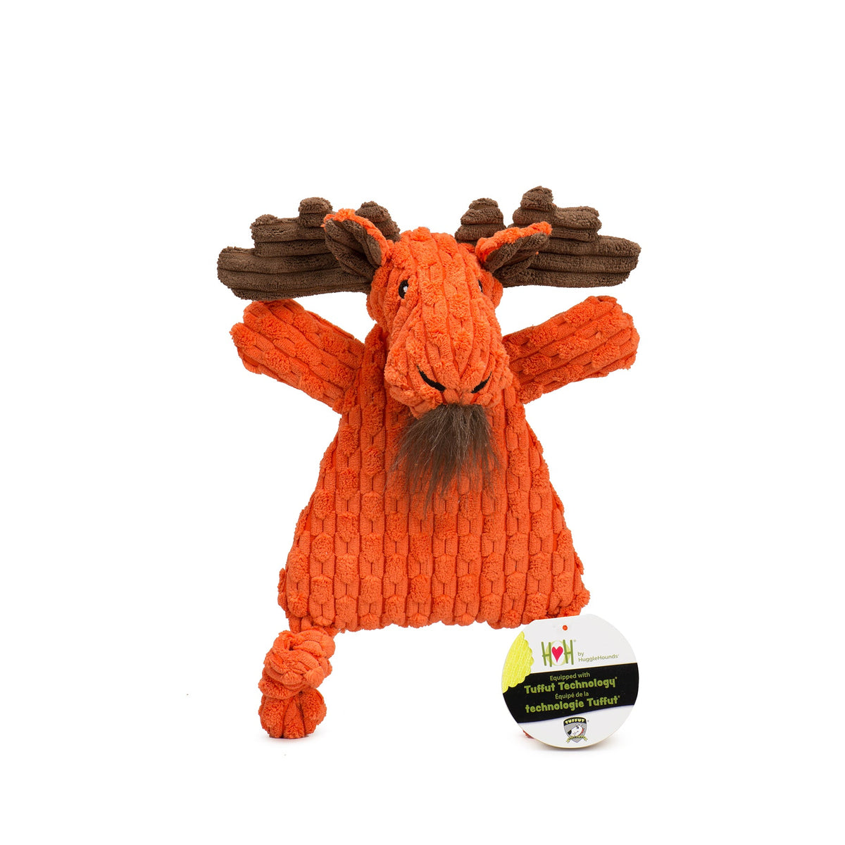 Morris Moose HuggleFlatties Durable Plush Dog Toy, alternate view