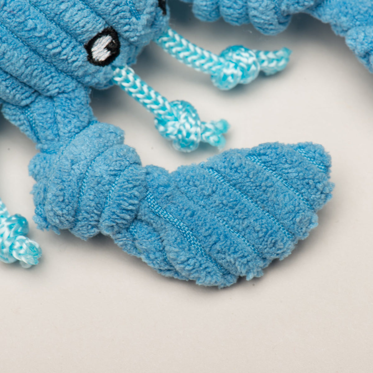 Raw Bar Wee Huggles Plush Dog Toys 3 pack, back view