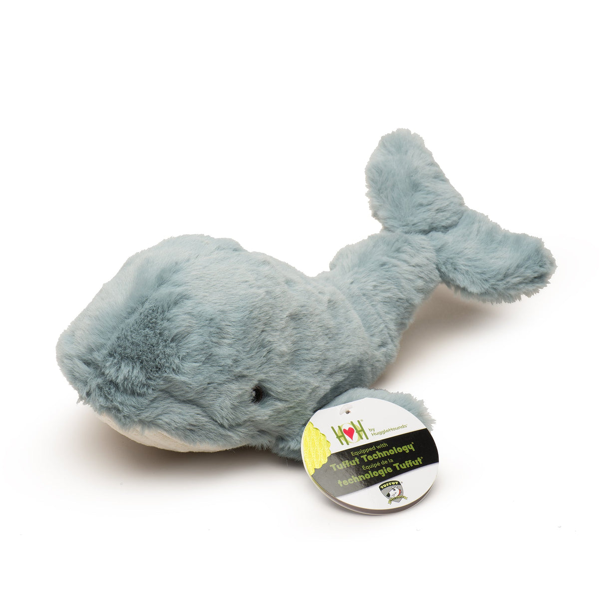 Mobie Whale Knottie Plush Dog Toy, detail view
