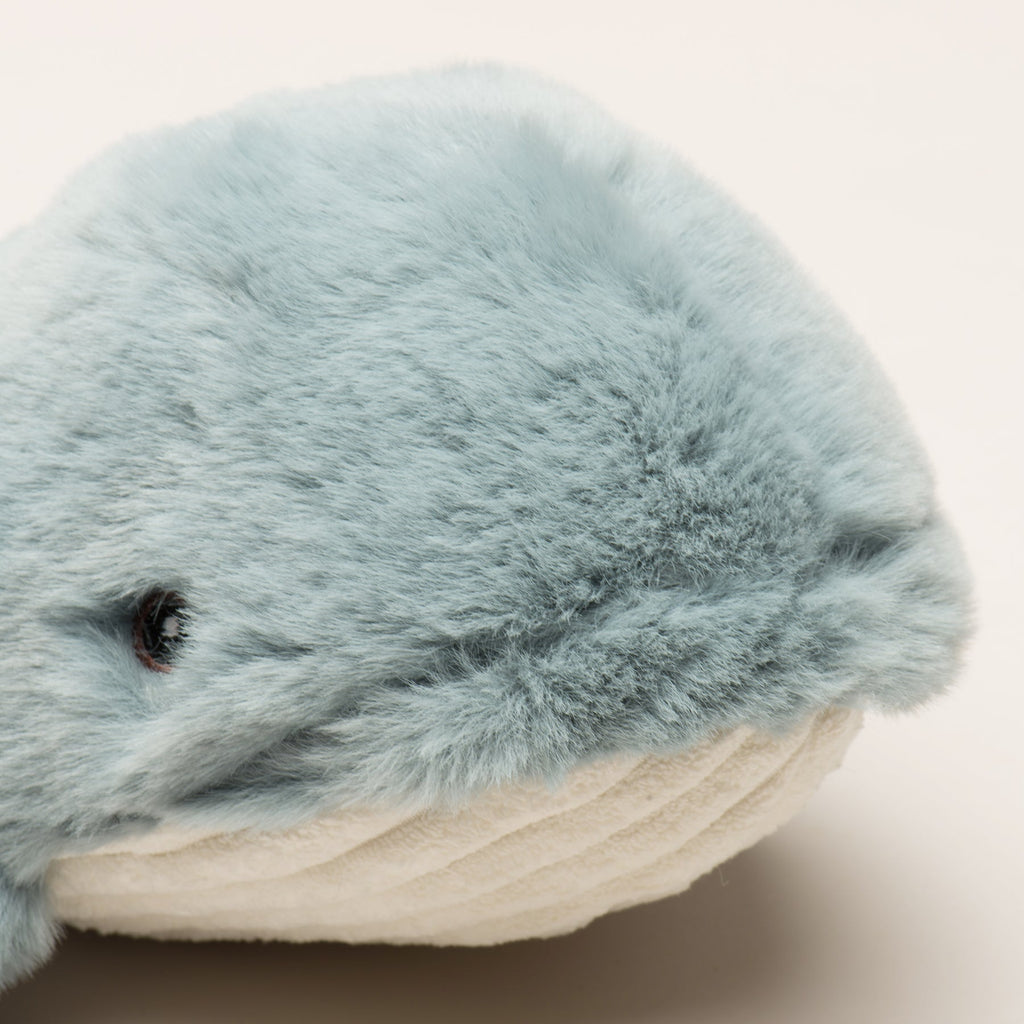 Mobie Whale Knottie Plush Dog Toy, side view