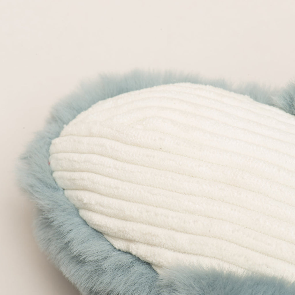 Mobie Whale Knottie Plush Dog Toy, back view