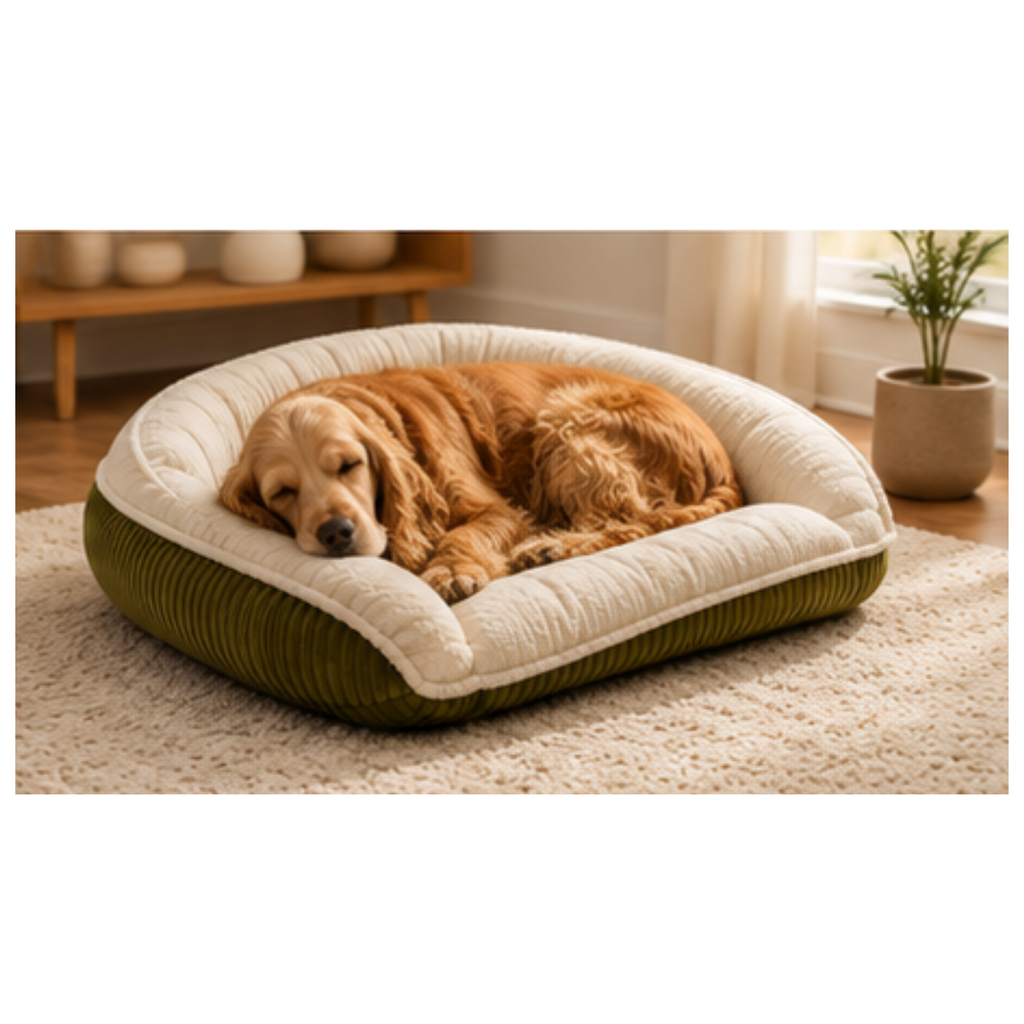 Scout Perfect Bolster Dog Bed, detail view
