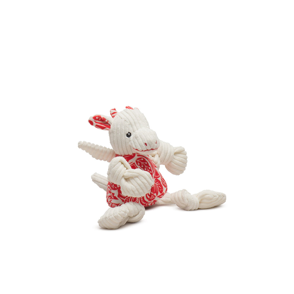 Lucky Dragon Knottie Plush Dog Toy, detail view