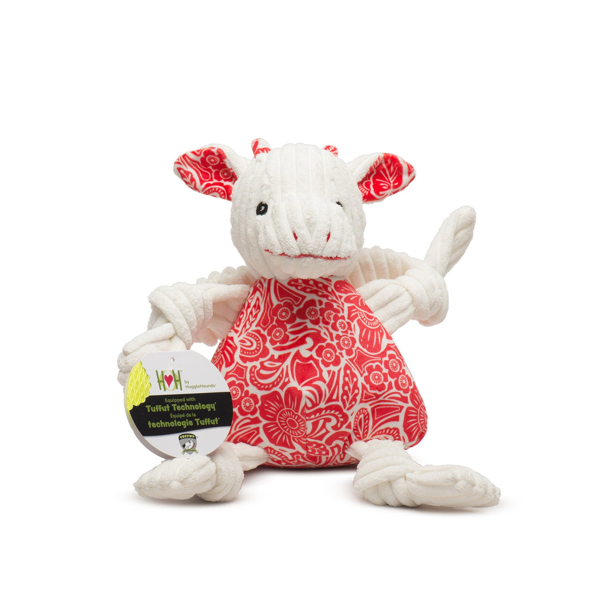 Lucky Dragon Knottie Plush Dog Toy, alternate view