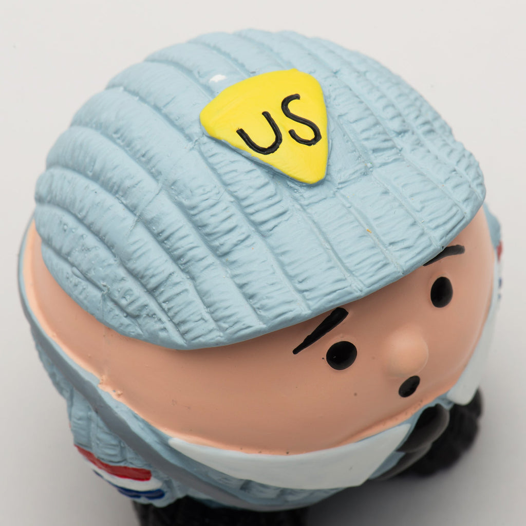Matty Mail Carrier Ruff-Tex Latex Ball Dog Toy Large, side view