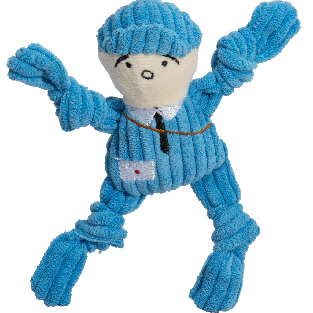 Wee Huggles Assorted Dog People Plush Dog Toys 3 Pack, side view