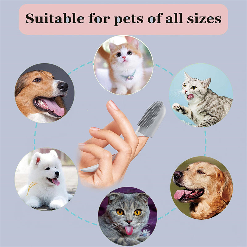 Silicone Finger Toothbrush for Dogs & Cats – Oral Cleaning – alternate view 2