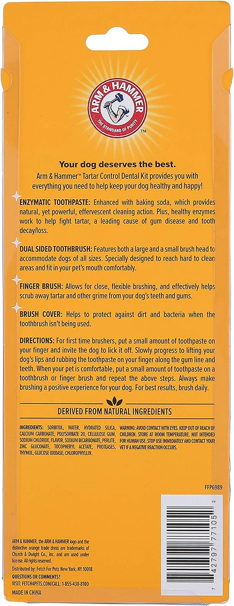 for Pets Tartar Control Kit for dogs, alternate view