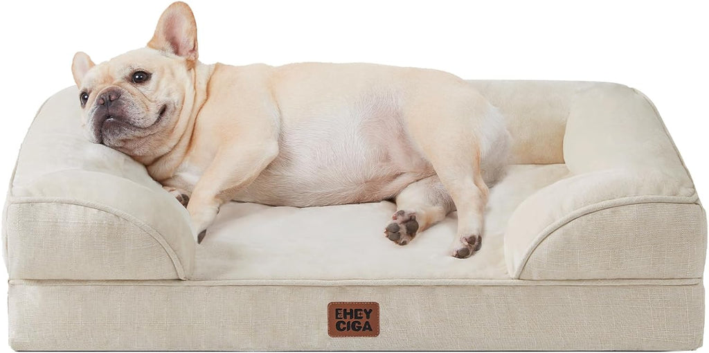 EHEYCIGA Orthopedic Dog Bed Memory Foam Bolster – photo 36 of 100