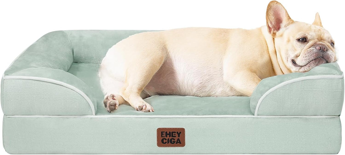 EHEYCIGA Orthopedic Dog Bed Memory Foam Bolster – photo 21 of 100