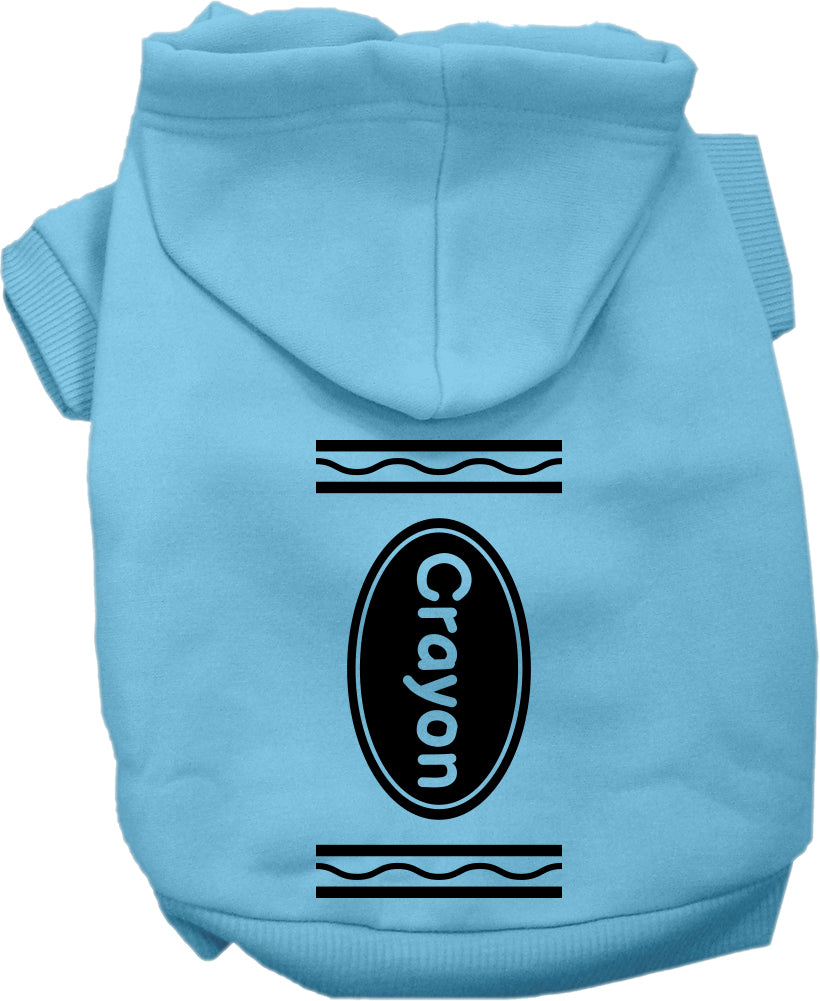 Crayon Halloween Dog Hoodie – Costume Sweatshirt – alternate view 4
