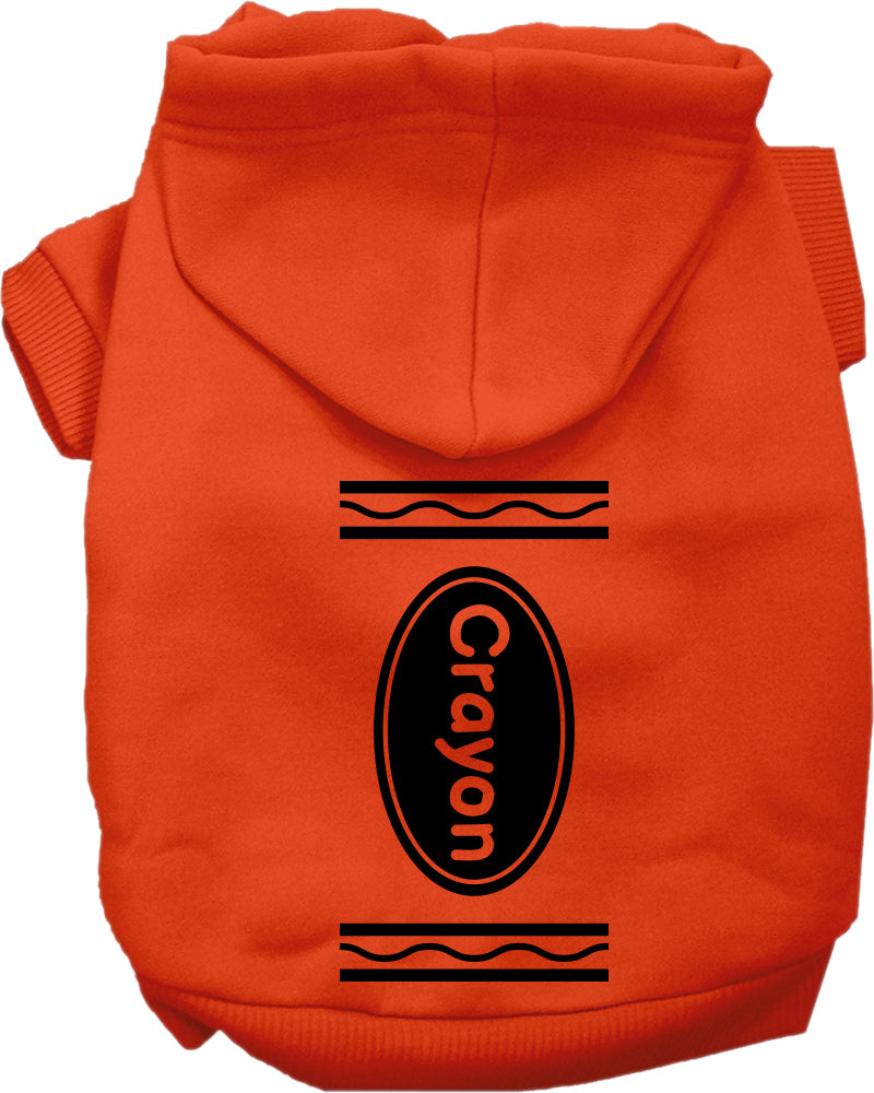 Crayon Halloween Dog Hoodie – Costume Sweatshirt – alternate view 11
