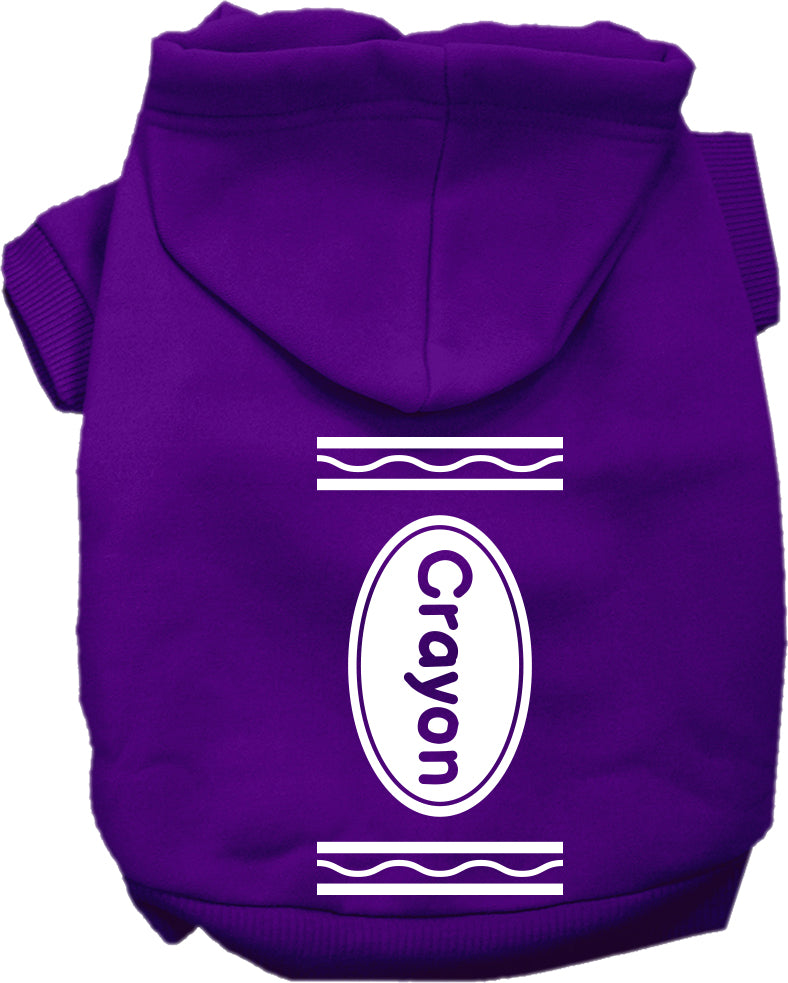 Crayon Halloween Dog Hoodie – Costume Sweatshirt – alternate view 10