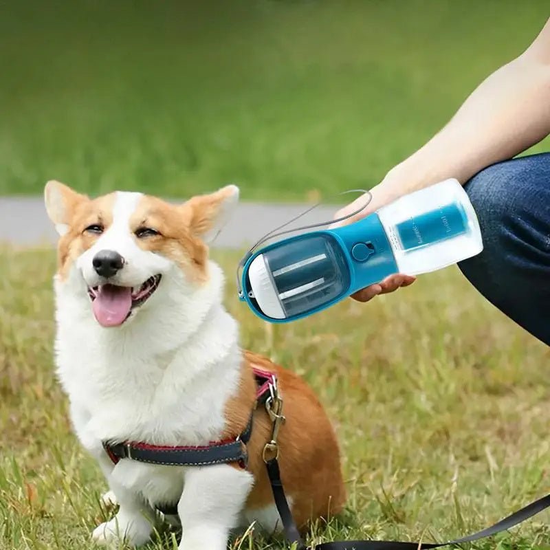 3-in-1 Portable Dog Water Cup – Drinking, Food & Waste Bag Dispenser – alternate view 7