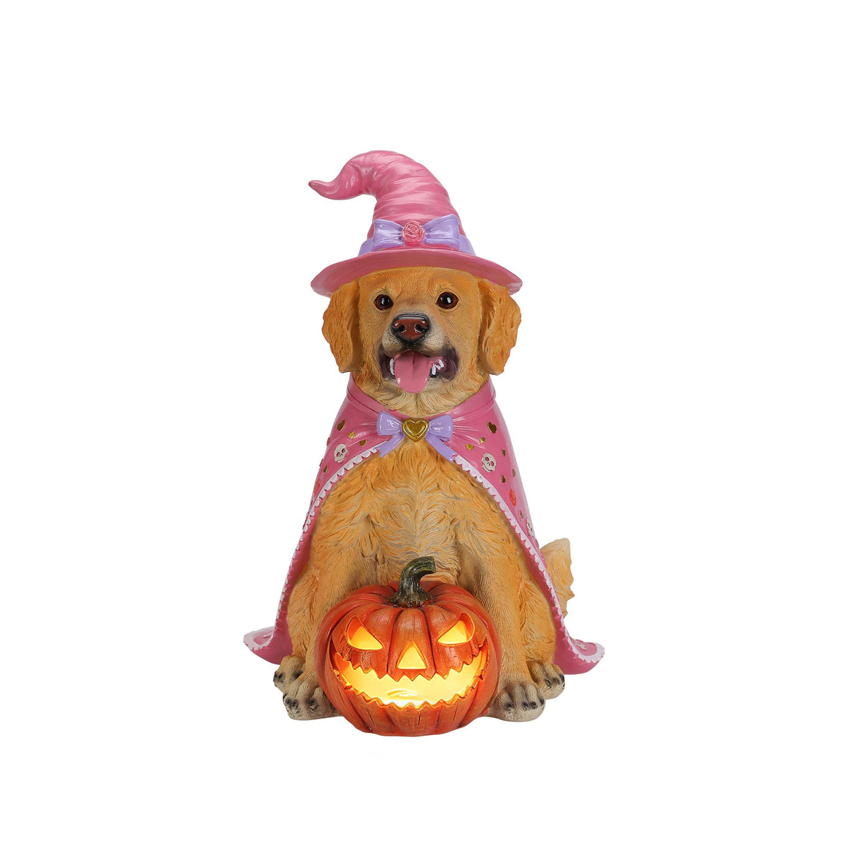 Halloween Golden Retriever Dog Statue – alternate view 4