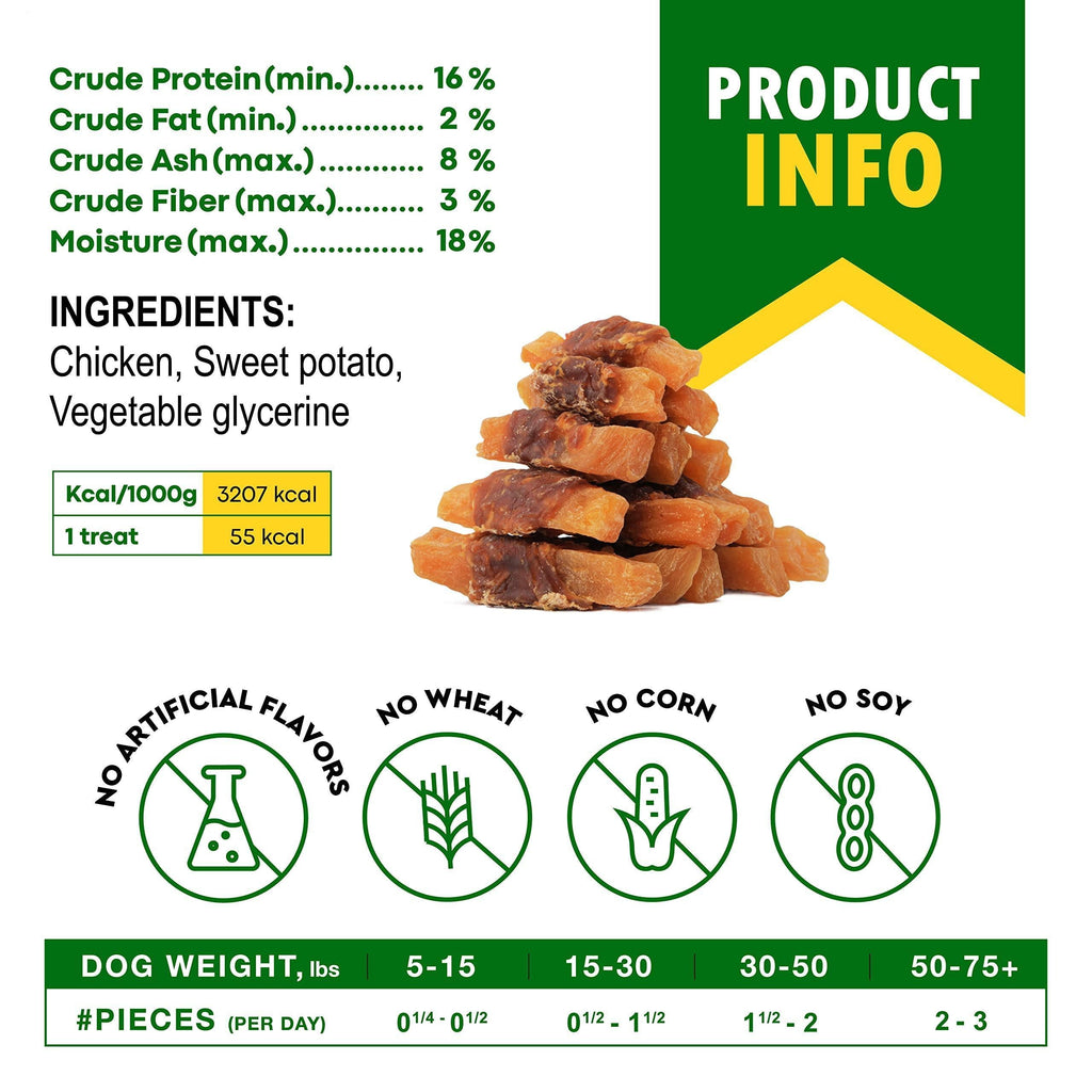 Sweet Potato and Chicken Chews for Dogs Grain-Free – photo 5 of 7