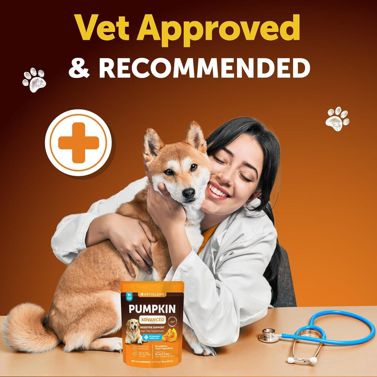 Pumpkin Powder for Dogs Digestive Fiber Supplement 8 oz – photo 7 of 7