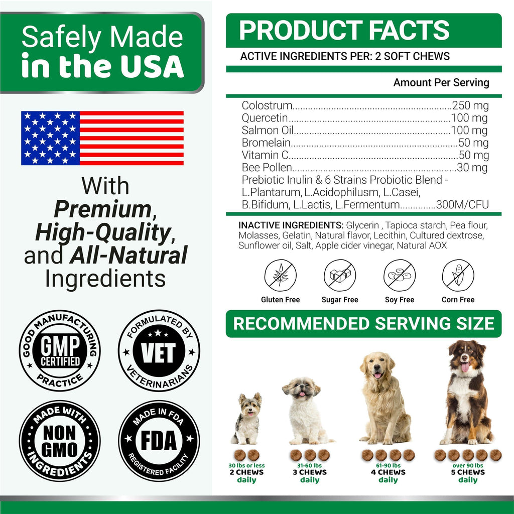 Dog Allergy Relief Chews 170 Count Itchy Skin Relief – photo 6 of 6