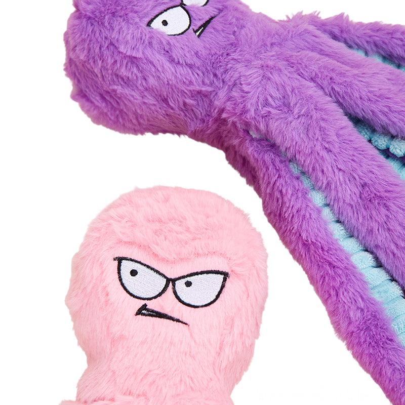 Octopus Plush Dog Toy Squeaky Bite-Resistant – photo 7 of 8