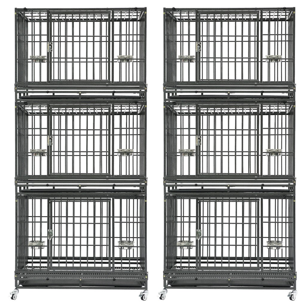 37 Inch Stackable Heavy Duty Dog Crate – alternate view 14