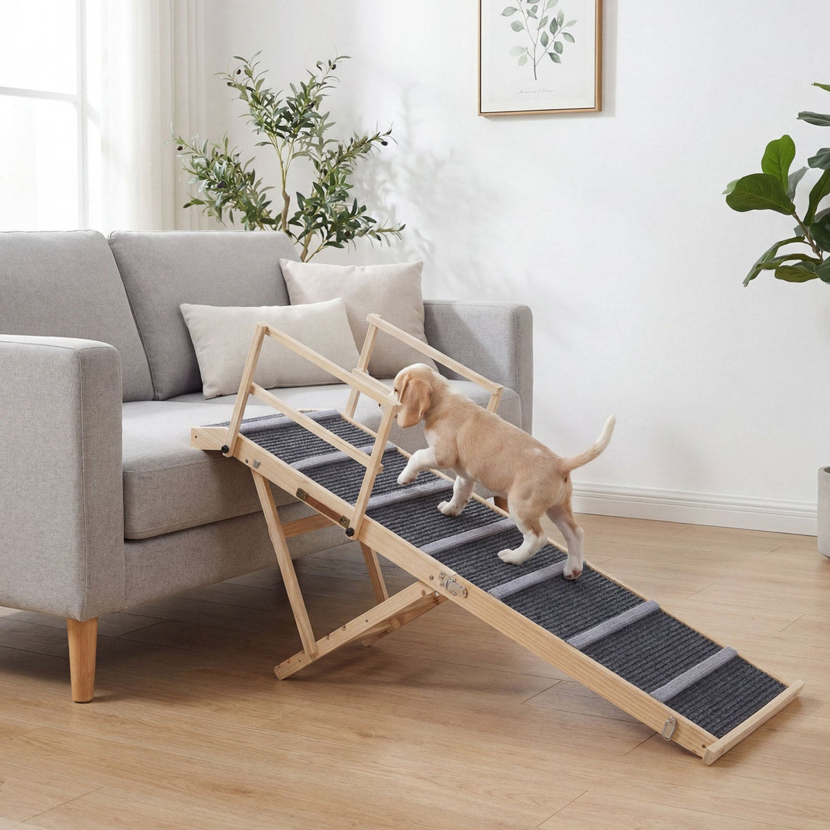 Adjustable Folding Dog Ramp for High Beds and Vehicles – photo 2 of 8