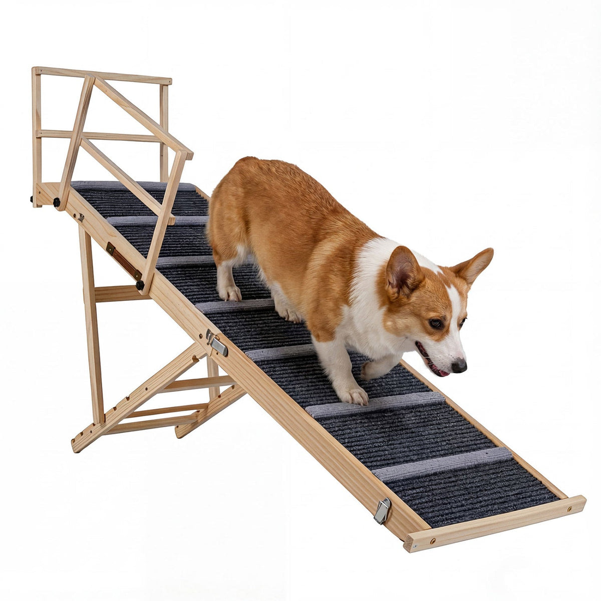 Adjustable Folding Dog Ramp for High Beds and Vehicles – photo 4 of 8