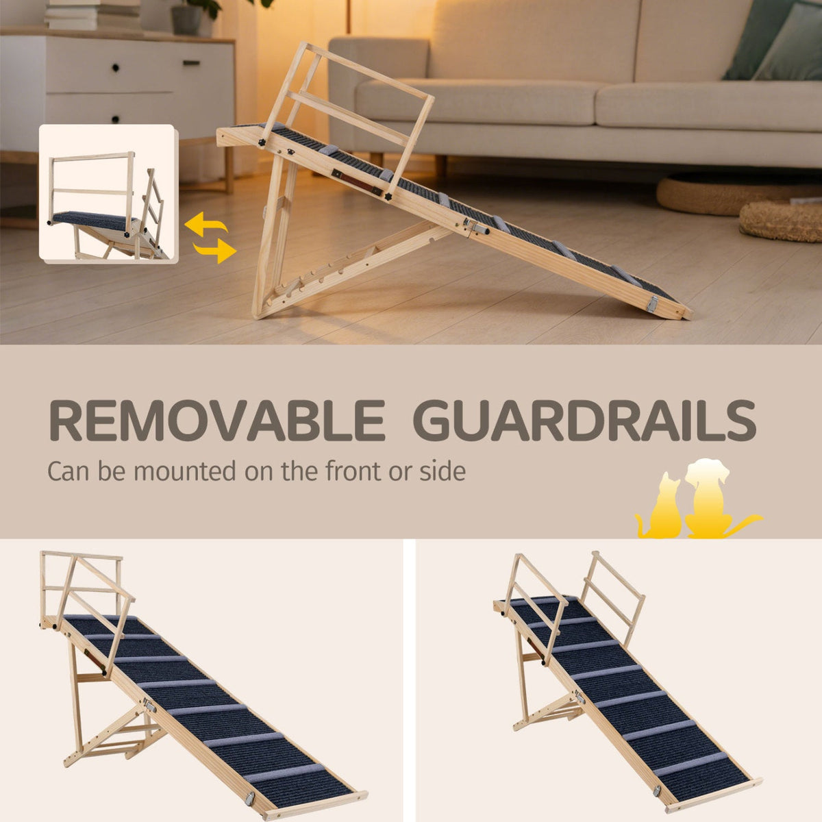 Adjustable Folding Dog Ramp for High Beds and Vehicles – photo 6 of 8