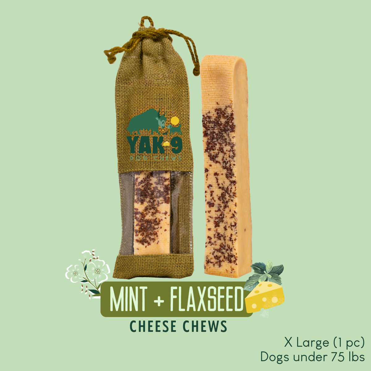 Flaxseed Yak Chews for Dogs – alternate view 13