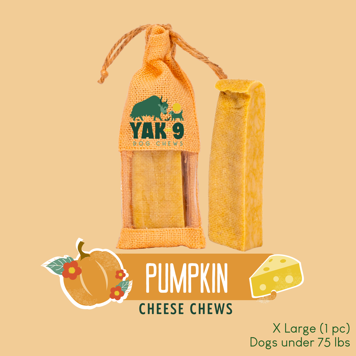 Pumpkin Yak Chews for Dogs – alternate view 19