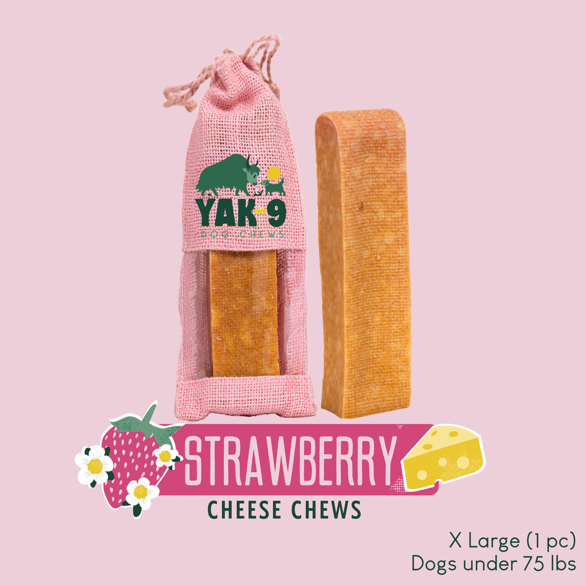 Strawberry Cheese Chews for Dogs – alternate view 19