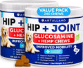 Hemp hip and joint soft chews for dogs 240 count two pack – photo 1 of 5