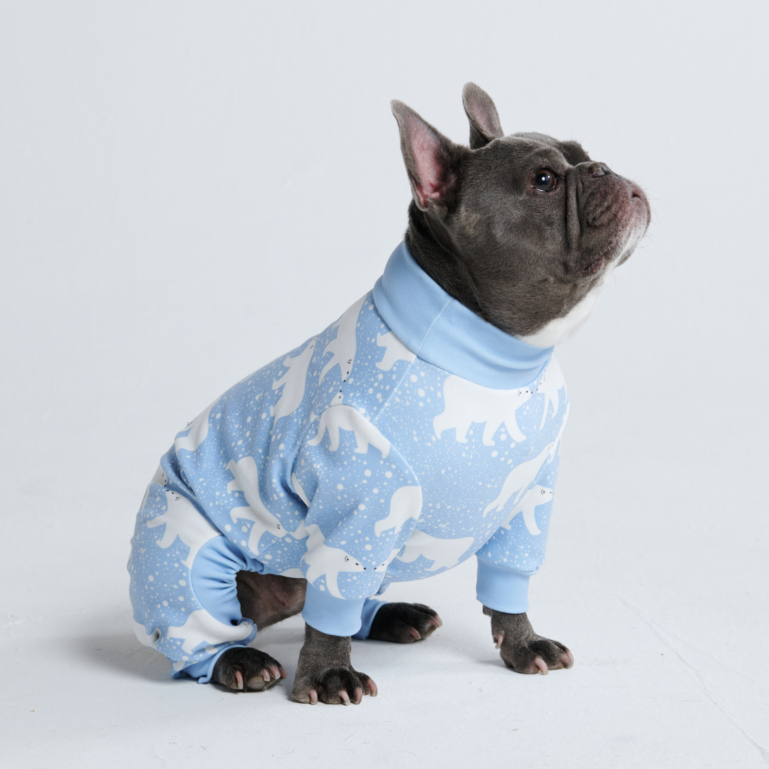Snowy Polar Bear Dog Pajama – alternate view 3