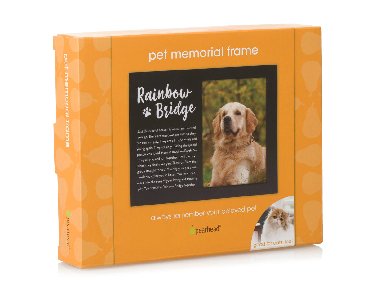 Rainbow Bridge Pet Memorial Frame, Black – alternate view 3