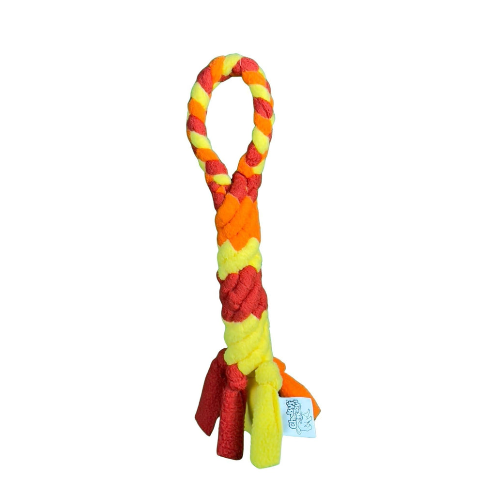Interactive Fleece Tug Toy for Dogs Orange – photo 1 of 9