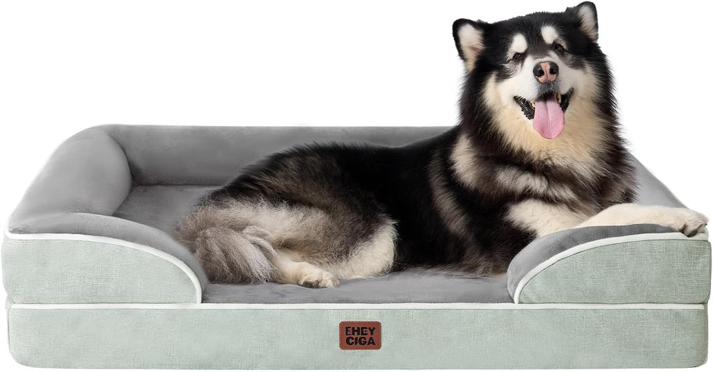EHEYCIGA Orthopedic Dog Bed Memory Foam Bolster – photo 34 of 100